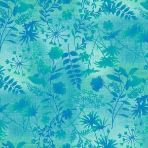 Feather and Flora: Wildflower Toss Light Jade