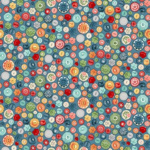 Buttons on Blue