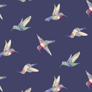 Avalon Hummingbirds Blue