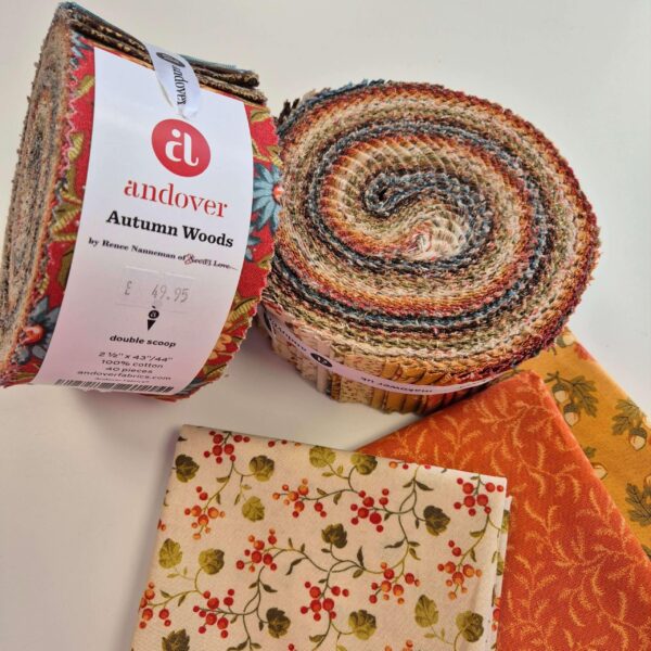 Autumn Woods 2.5 Inch Strips Pre-cuts - Creative Thread Studio
