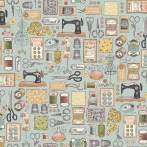 Blue Haberdashery fabric choice 1